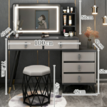 Vanity Dressing Table with Led Light - Image 10
