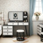 Vanity Dressing Table with Led Light - Image 8
