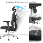 Executive Full Fabric Orthopedic Chair - Image 14