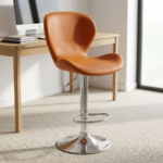Adjustable Fabric Counter Stool - Image 15