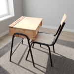 Wooden School/Students Study Set - Image 8